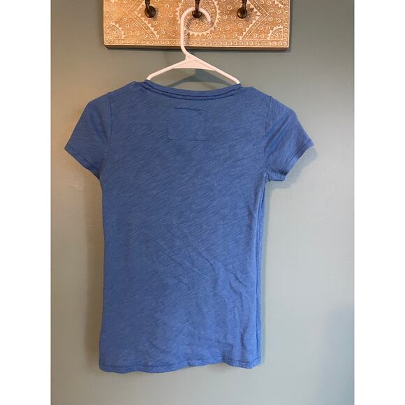Abercrombie & Fitch 5th Ave Ocean Blue Baby Tee - Picture 5 of 5